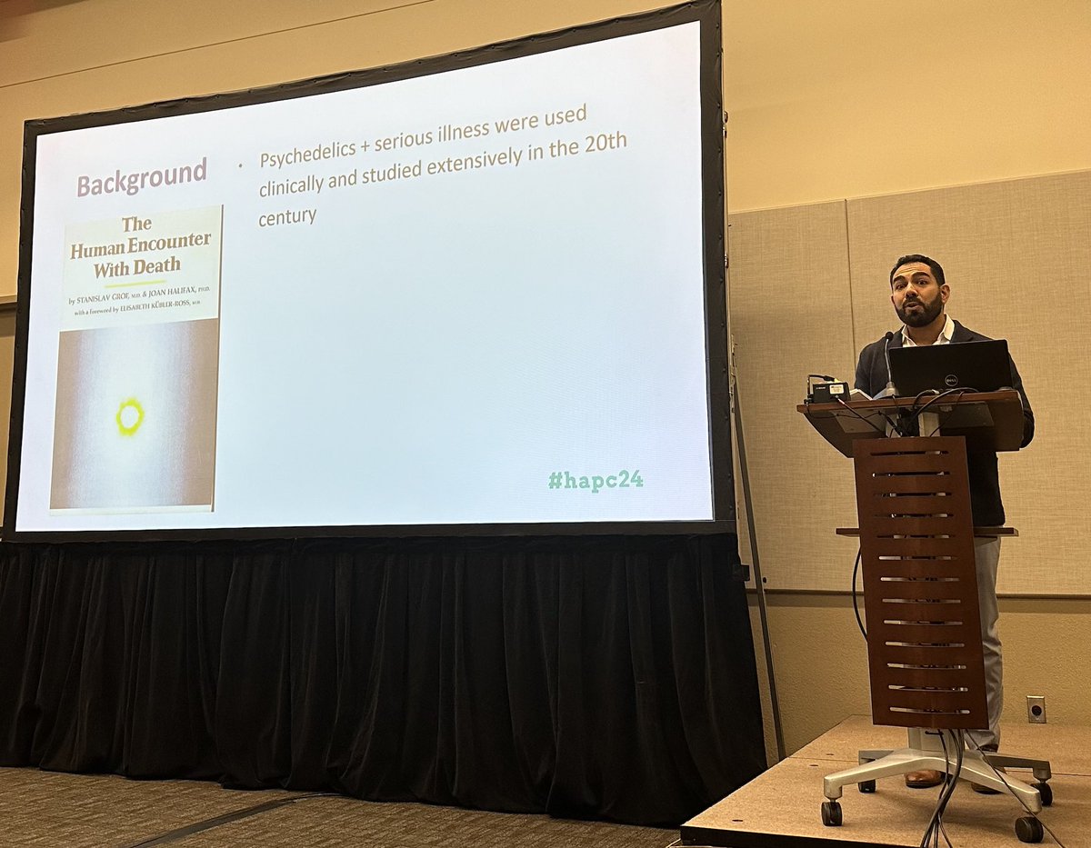 So privileged to work with Ali-John Zarrabi. Standing room only for his session on Psychedelics. He is a true pioneer and it has been awesome to witness him becoming one of the transformers of our field ⁦@alijohnzarrabi⁩ ⁦@EmoryFamMed⁩ #hapc24