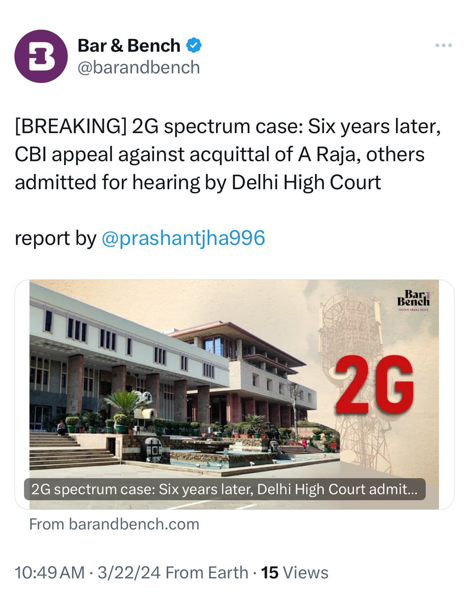 Dearest #GobarBhakts - After 6 Years!!! Keep sucking the lollipop!! That’s how they keep making fools out of you.

Enjoy it thoroughly!!! Especially, for you all

#2GCase #2GSpectrumCase #After6Years2GCase