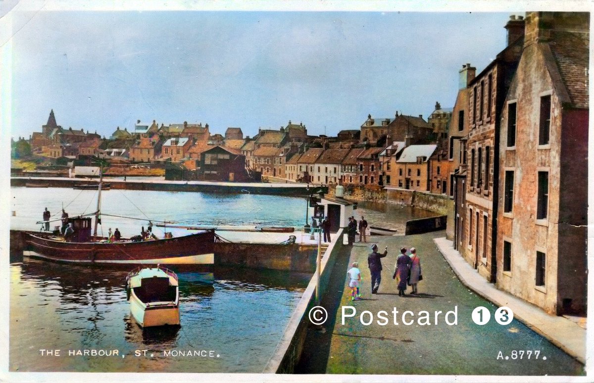 St Monans
1939 Old Postcard of StMonans harbour

#StMonance
#StMonans
#EastNeuk
#Fife
#postcard
#oldpostcard