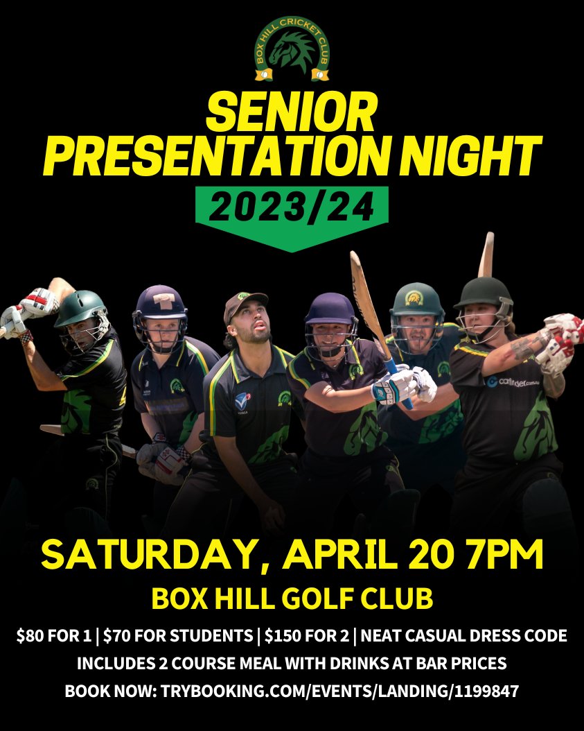 2023/24 Senior Presentation Night is here!

Secure your tickets now via trybooking.com/events/landing…