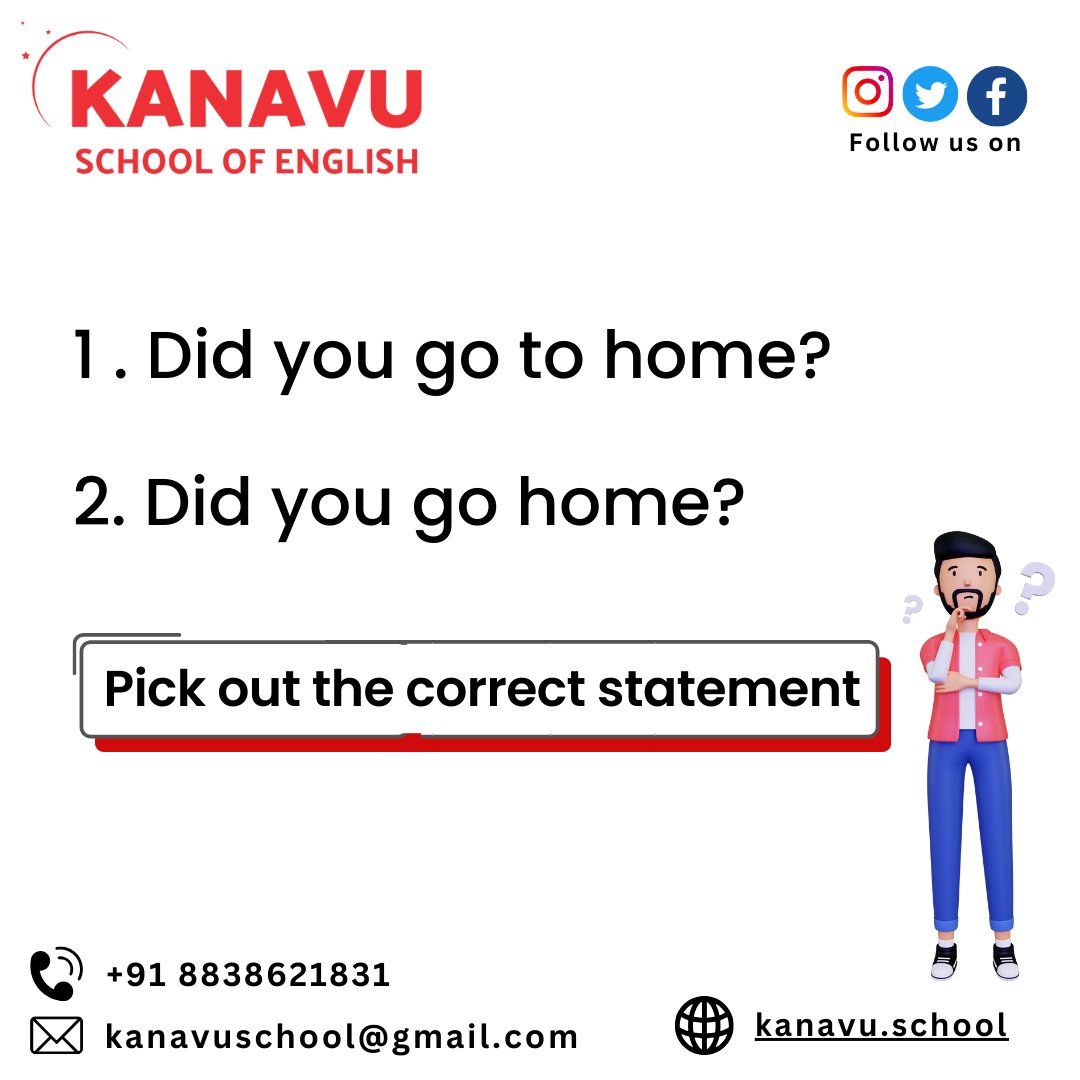 Pic out the correct statement 🎉❤️!!!!    
#thekanavuschoolofenglish #english #tamil #learningenglishonline #translationservices24 #funlearning #spokenenglishcourseonline #Sivagiri #schoolatsivagiri #talkingenglishbooks #positivevibesonly✨ #languagelearningtips #LANGUAGE