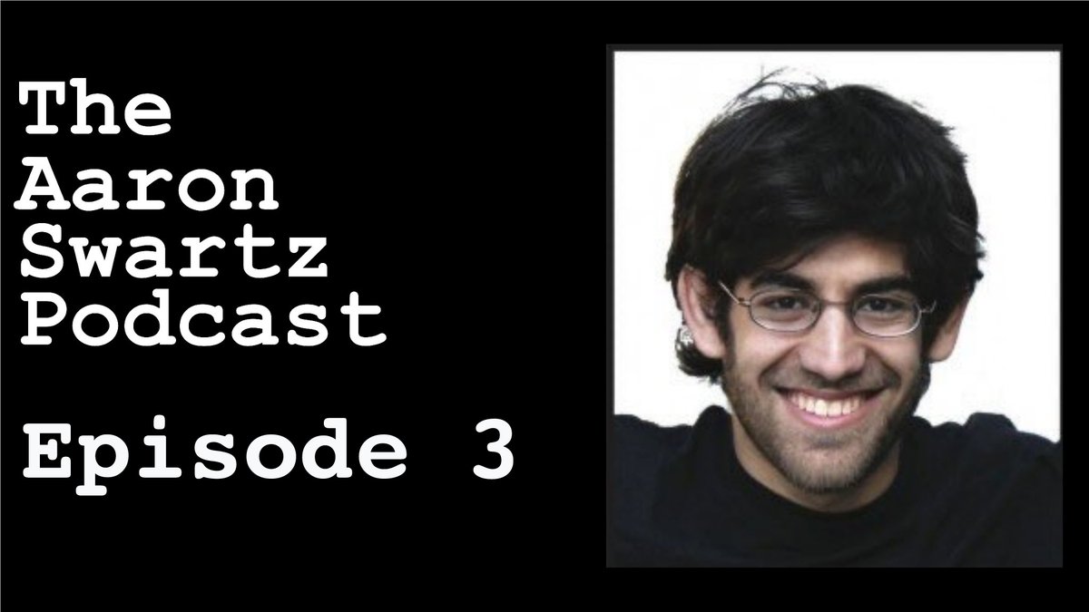See you at 2pm Saturday March 23, for our next Aaron Swartz podcast, where we will be discussing the January 6th Insurrection in the context of Aaron's political writings. We will post the link here at 1:30pm. See you then🤓