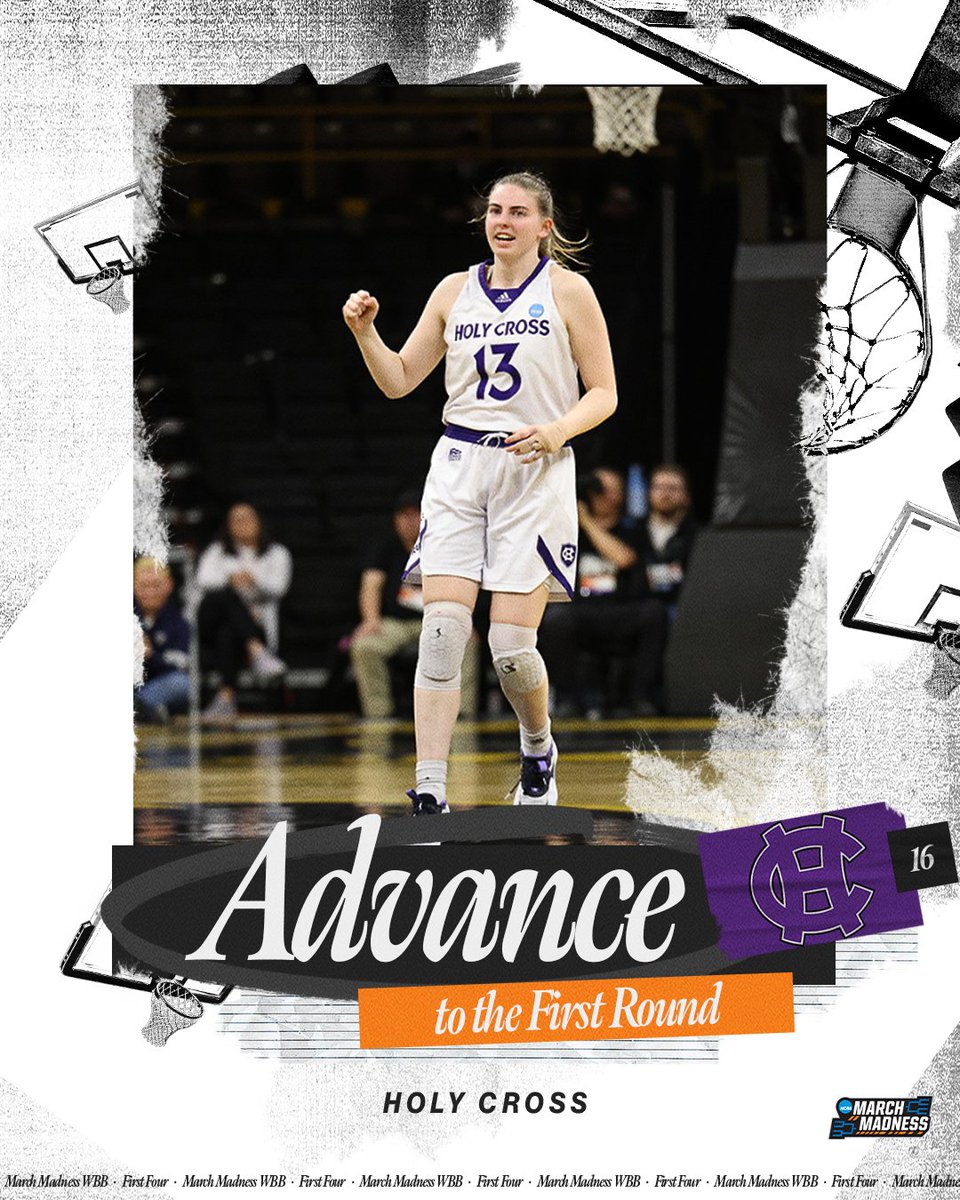 THE CRUSADERS ARE STILL DANCING 💃 @HCrossWBB defeats UT Martin to advance to the Round of 64! #MarchMadness