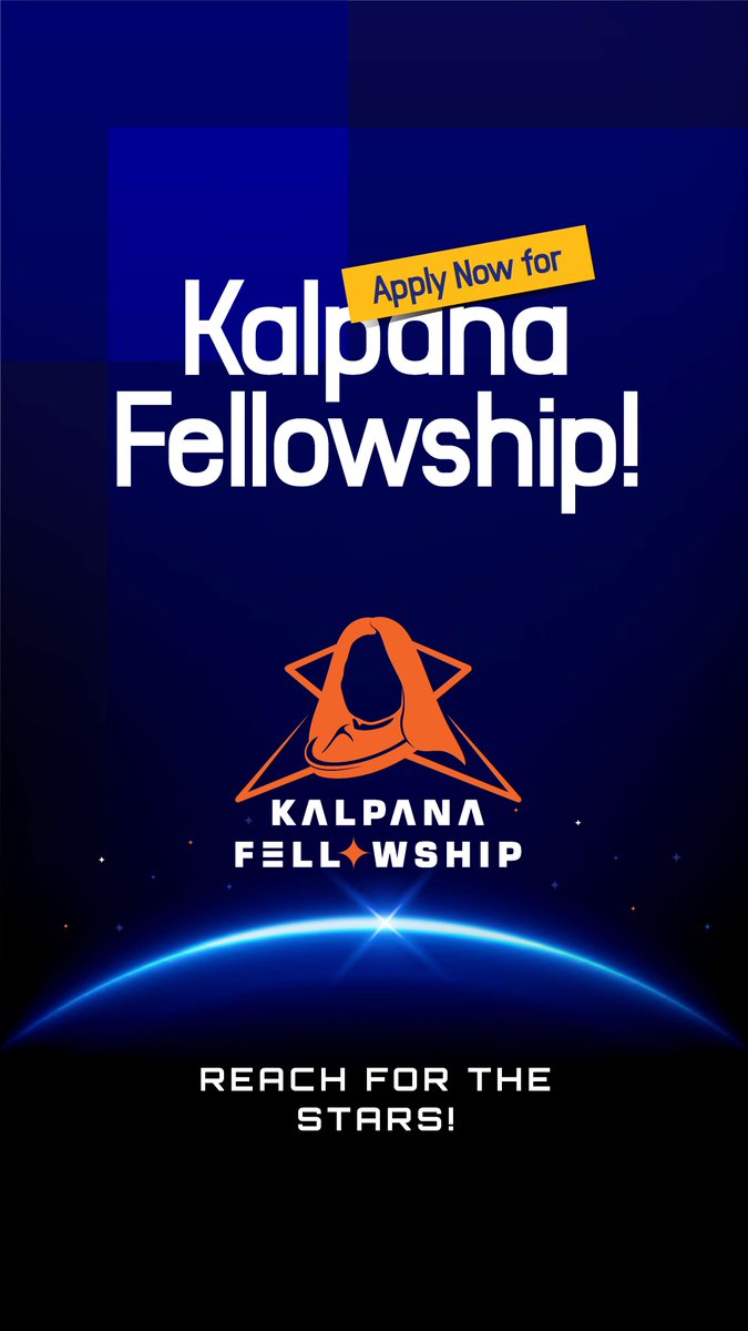 Happy to announce that we've extended the Kalpana Fellowship application window until March 31st due to the incredible response and last-minute rush. Don't miss out on this chance! Spread the word to all deserving individuals. Visit kalpanafellowship.com for more details.…