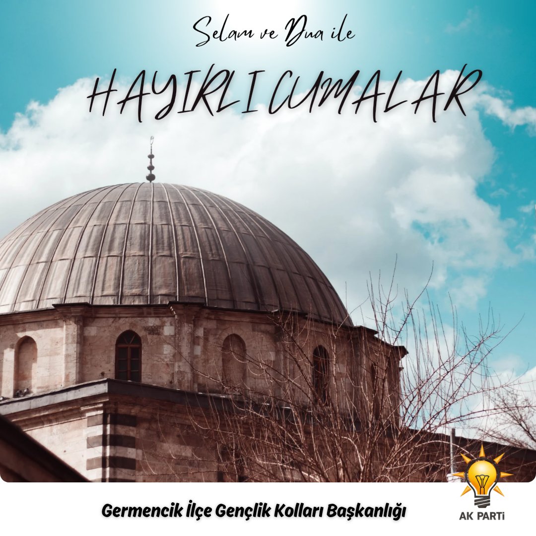 Yerin, göğün, mülkün ve her türlü iyiliğin sahibi, Yüce Mevlam’ın ümidinizi kaybettiğinizde sizin için yazdığı kaderin, hayallerinizden daha güzel olduğunu hatırlatacağı, gönlünüzce bir gün olsun inşallah.
HAYIRLI NURLU CUMALAR. 🌹🇹🇷

#hayırlıcumalar🙏 
#germencikakgenclik