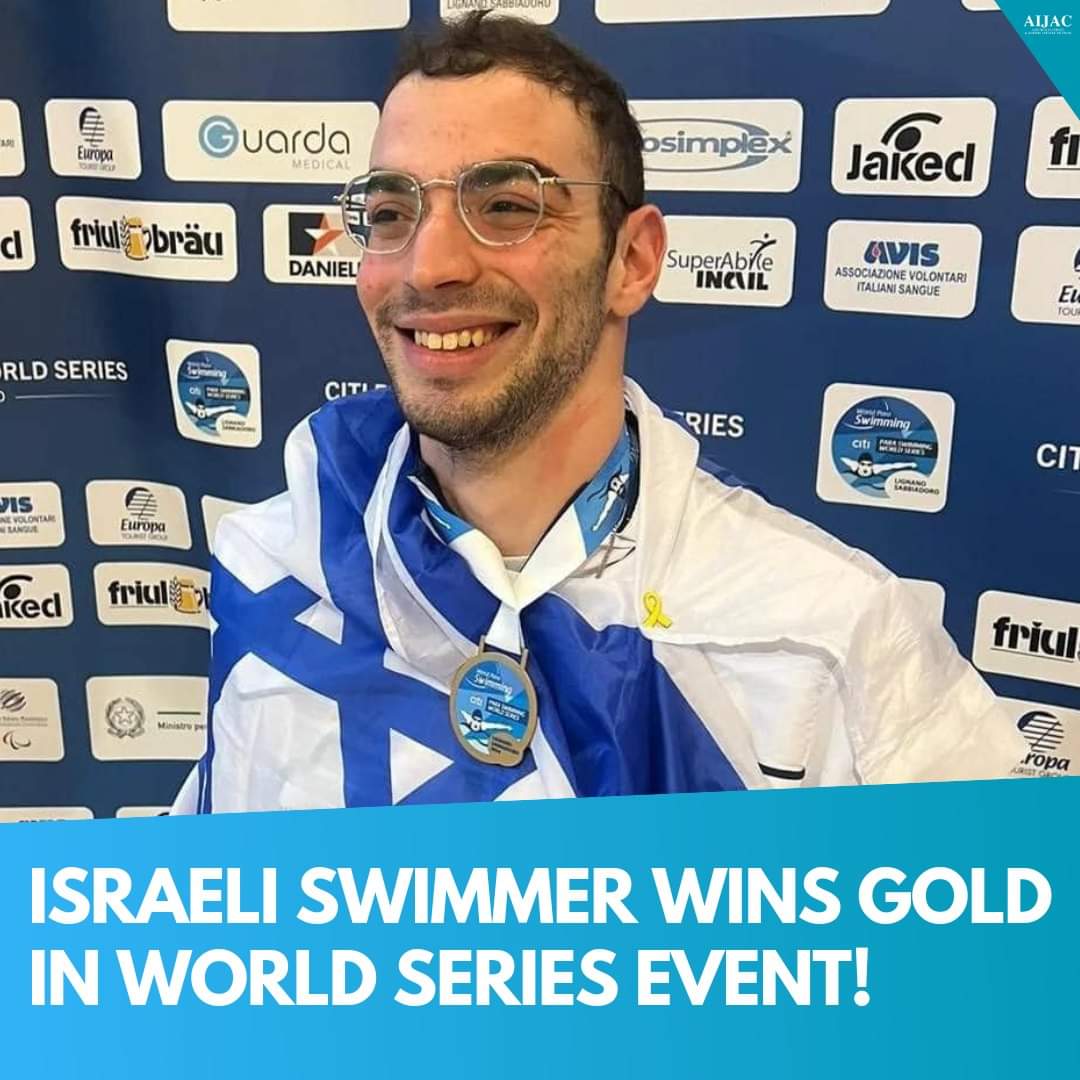 In his first competition since the October 7 attacks, Israel’s inspirational swimmer, Ami Dadaon, has won a gold medal at the Citi Para Swimming World Series in Lignano Sabbiadoro, Italy. This continues his amazing achievements in the world of para swimming.