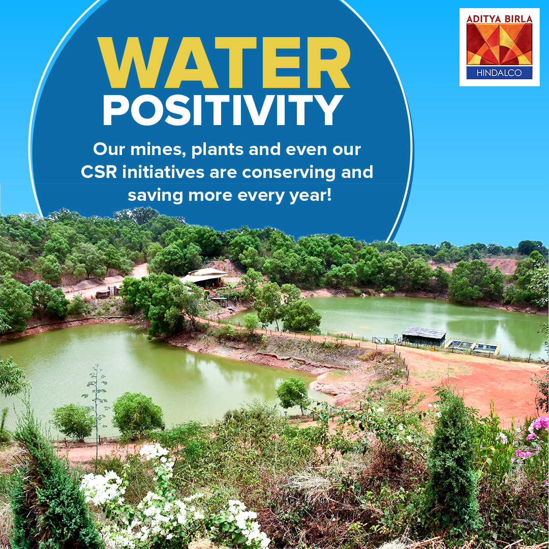 At Hindalco, we are committed to water conservation and sustainability! In FY24, we achieved significant milestones when Samri, Bagru, Netarhat, Pakhar, and Shrendag mine clusters were declared 'Water Positive' by DNV. #WorldWaterDay #GreenerStrongerSmarter