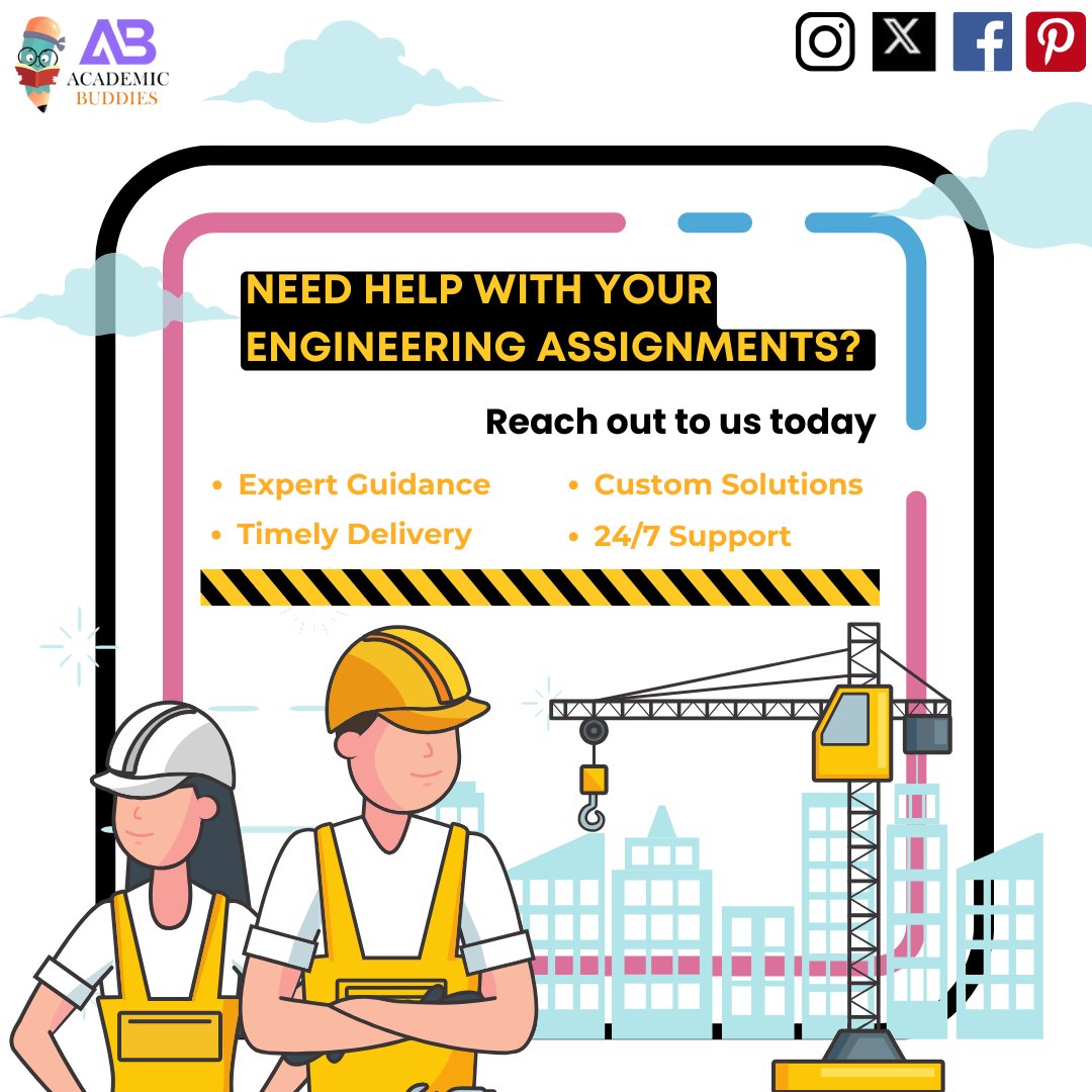 ac_buddies's tweet image. Ready to tackle your next engineering assignment? Whether it's circuits or structural analysis, we've got you covered! Visit:bit.ly/3F7yj2b  #EngineeringAssignment #AceIt #ProblemSolvers #EngineeringGenius
