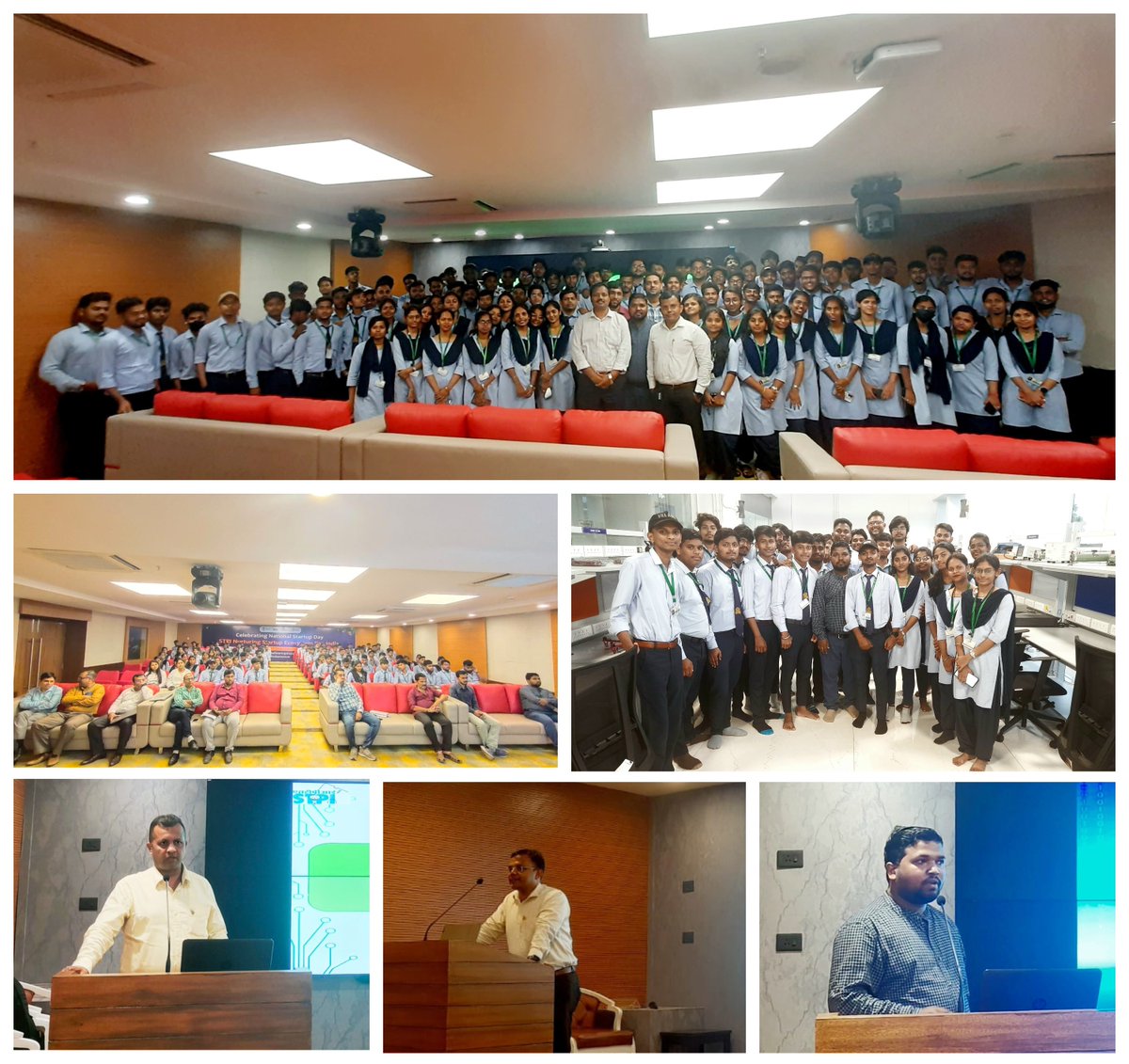 Students of GIET University had an industrial visit to @stpiepbbs.During the visit they witnessed Technical talk by industry experts from @Elfonze_Tech, explored opportunities in ESDM sector, NGIS Chunauti @stpiindia @MSH_MeitY @Rajeev_GoI @arvindtw @DeveshTyagii @s_subodh