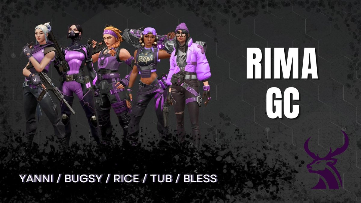 Introducing our very own #VCTGameChangers roster: 

🇵🇭 RIMA Yanni (<a href="/Yanni_VT/">Yanni🎮😇</a>)
🇵🇭 RIMA Bugsy (<a href="/waterbender939/">Bugsy</a>)
🇸🇬 RIMA Rice (<a href="/Rricevlr/">Rice</a>)
🇲🇾 RIMA tub (<a href="/skii_aaa/">tub</a>) 
🇸🇬 RIMA bless (<a href="/bblessx/">bless ◡̈☻</a>)

Not forgetting the man behind the scenes, our lovely coach <a href="/phzzfps/">phzz</a>! Ready for Open 1! 💕