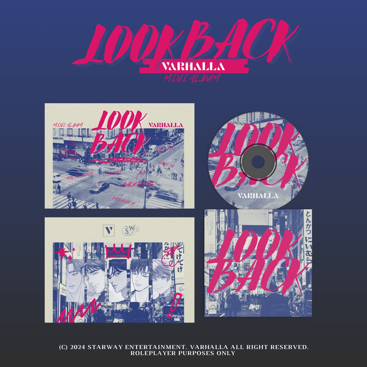 ㅤ
𝐕𝐀𝐑𝐇𝐀𝐋𝐋𝐀
1st Mini Album: LOOK BACK
  ㅡ GLOBAL RELEASE 
ㅤ
22.03.2024

Out now on all platforms!! 
👉🏻 [ RT to purchase ]
ㅤ