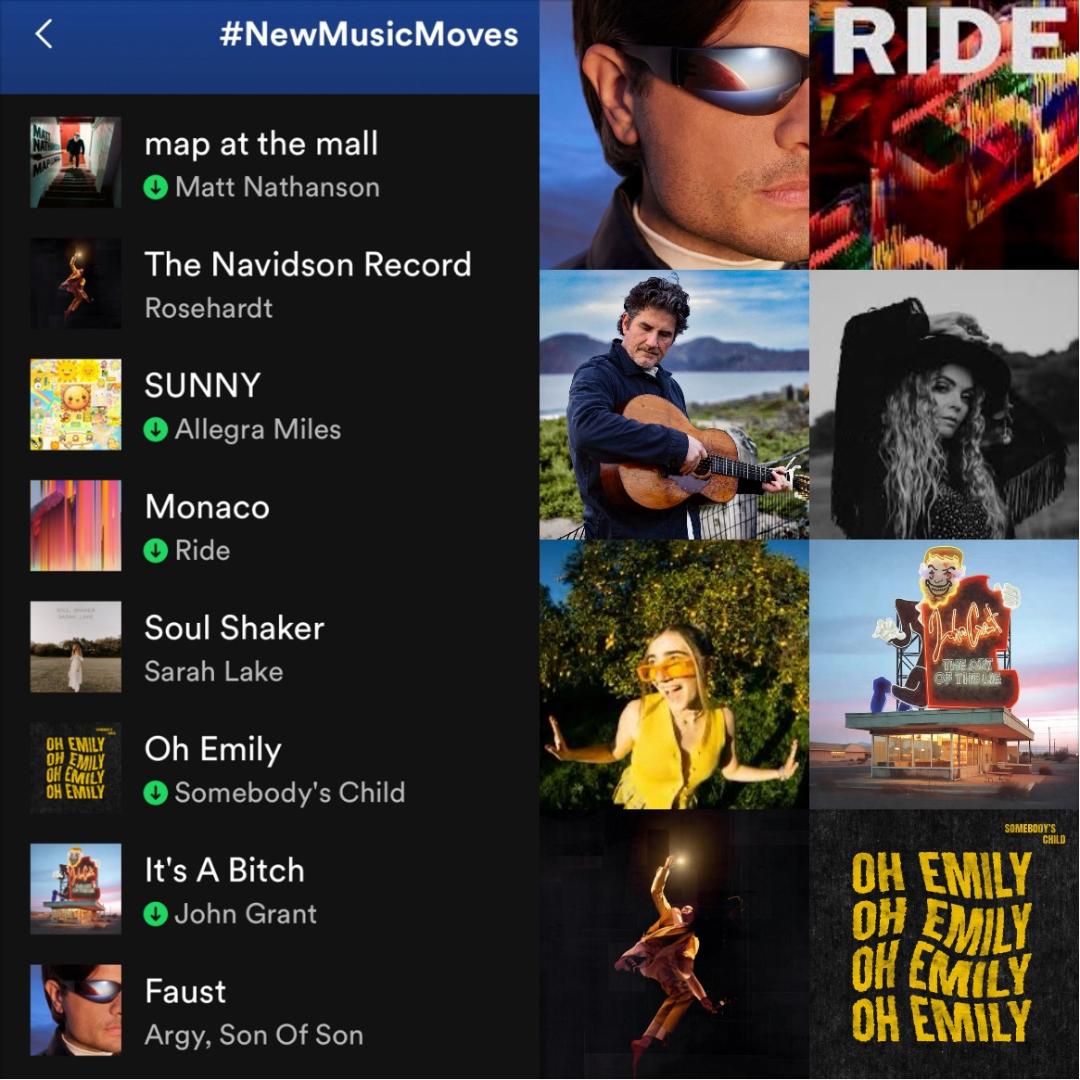 Time to move out of the grey of winter & into the warmth of spring w/songs that will lift your spirits. Check out this week's #newmusicmoves playlist! Spotify: bit.ly/NMMforSpotify Featuring @mattnathanson @rosehardtmusic @allegramiles @SingSarahLake #ride @verotruesocial