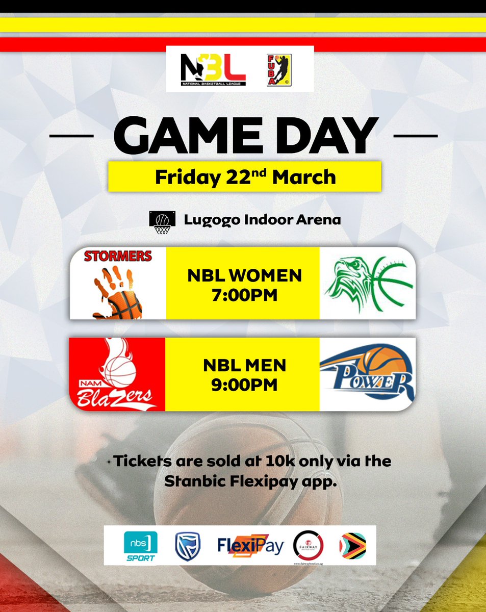 Game week 9 basketball at the Arena • Magic Stormers vs Kampala University (Women) • Namuwongo Blazers vs Dmark Power (Men) #NBL24