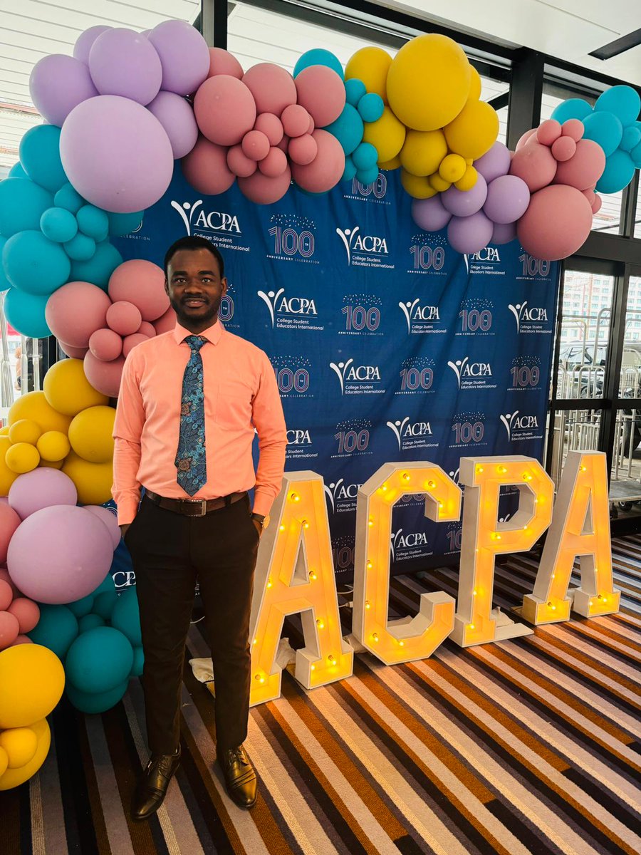 'ACPA 2024 in Chicago was a catalyst for my journey as a student affairs scholar-practitioner. Energized by insightful discussions and connections, I'm more determined than ever to make a difference in higher education. Grateful for the experience! #ACPA24 #SAHEHigherEd #ACPA100
