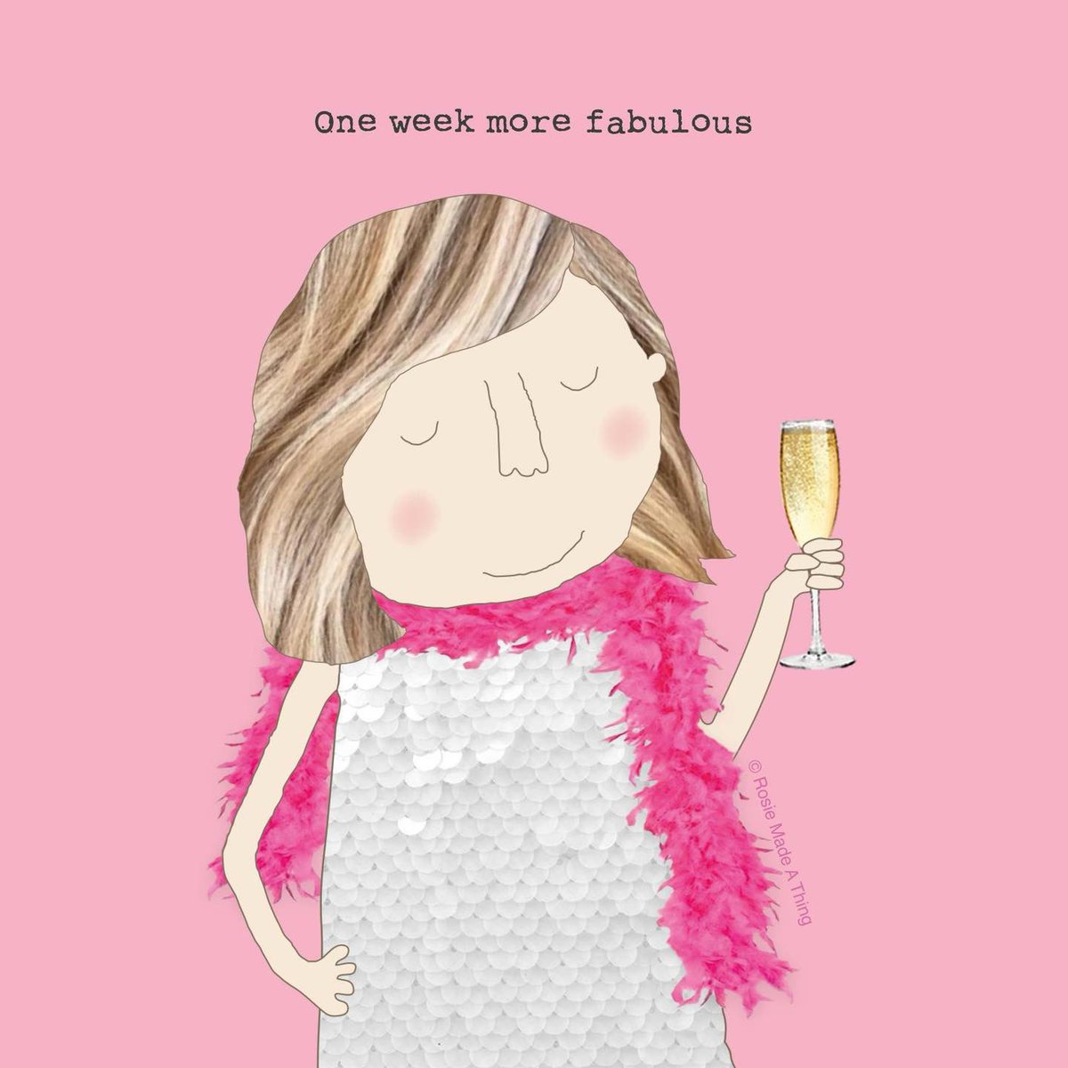 Fabulous Friday to you! *air kisses 
#fridayfeeling #rosiemadeathing