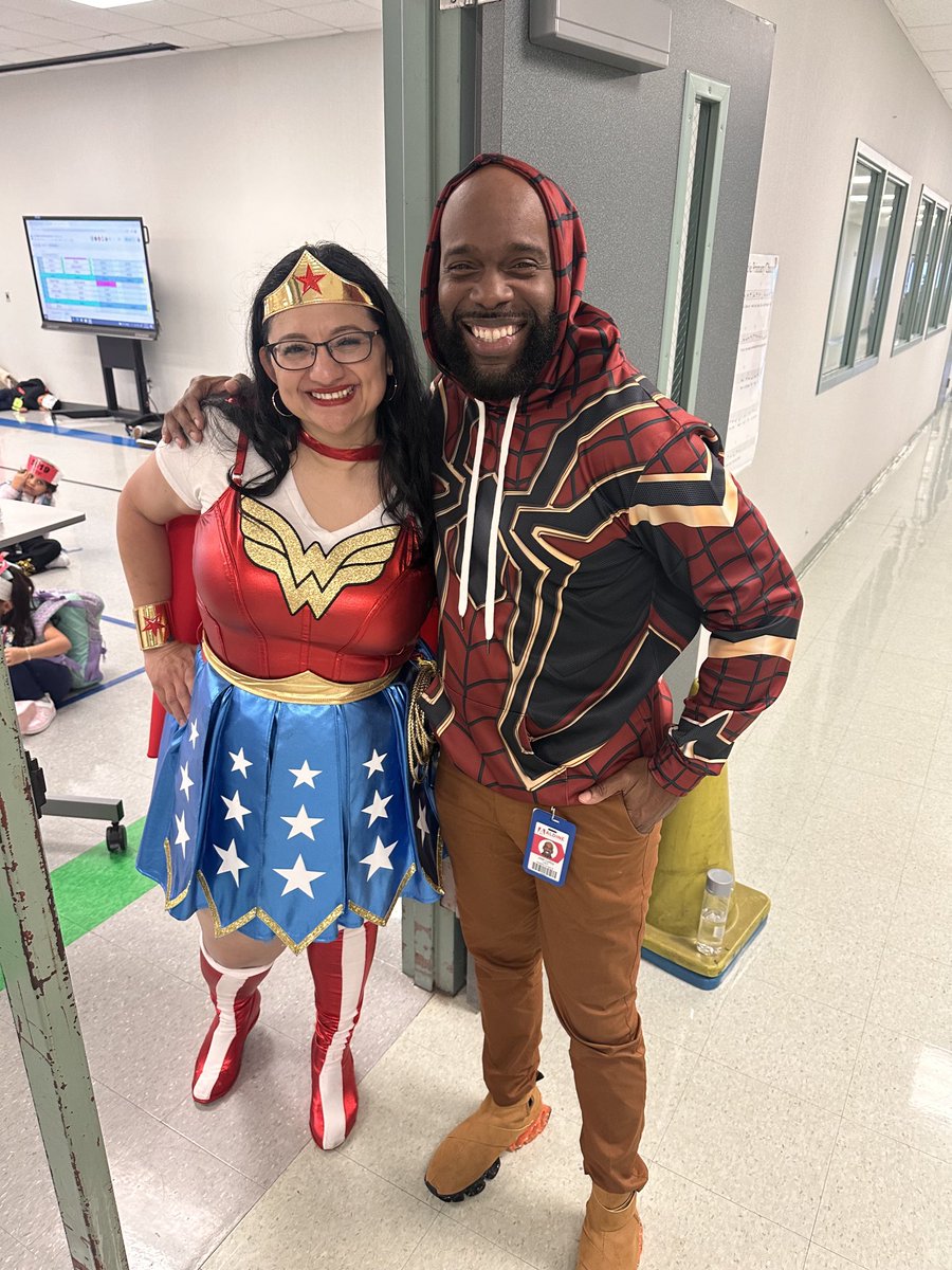 SEL week:  ready to face our fears–dress like a Super Hero!  ⁦<a href="/Keeble_AISD/">Keeble Primary School</a>⁩ #myaldine ⁦<a href="/ShekaDow/">Sheka Dow</a>⁩ ⁦<a href="/DozierMrs/">Beoulah McIntyre-Dozier</a>⁩