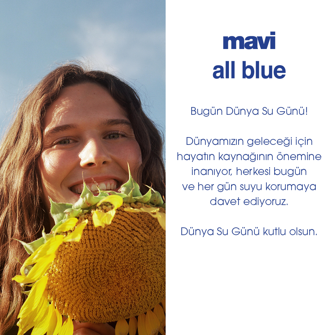 Bugün Dünya Su Günü! Dünyamızın geleceği için hayatın kaynağının önemine inanıyor, herkesi bugün ve her gün suyu korumaya davet ediyoruz. #DünyaSuGünü kutlu olsun.