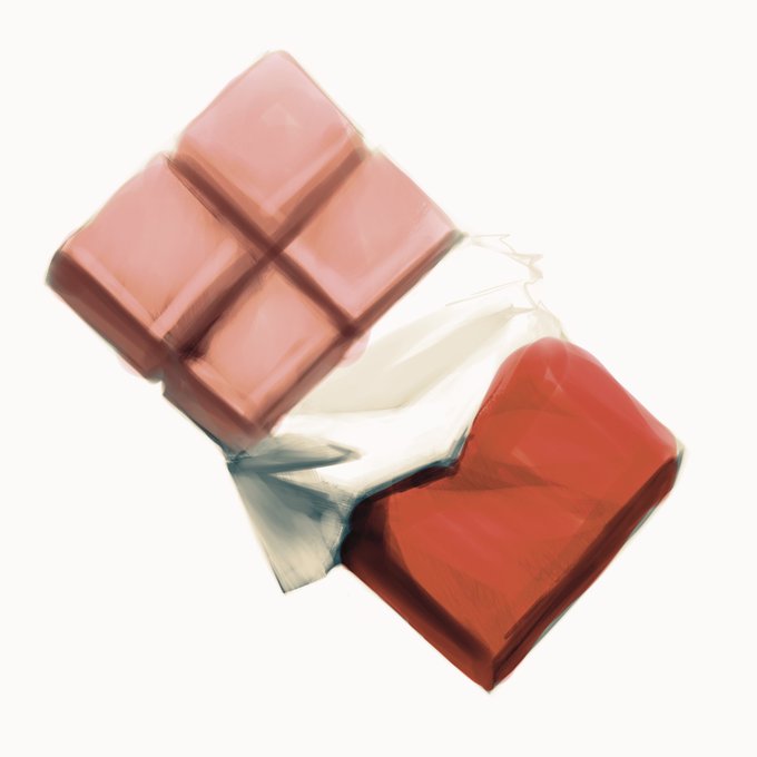 「板チョコ 食べ物」のTwitter画像/イラスト(新着)