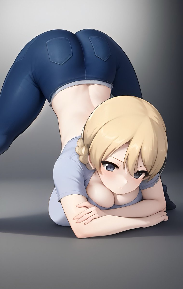Showing off her flexibility to the camera.

#GuP #lewd #nsfw #oc #darjeeling