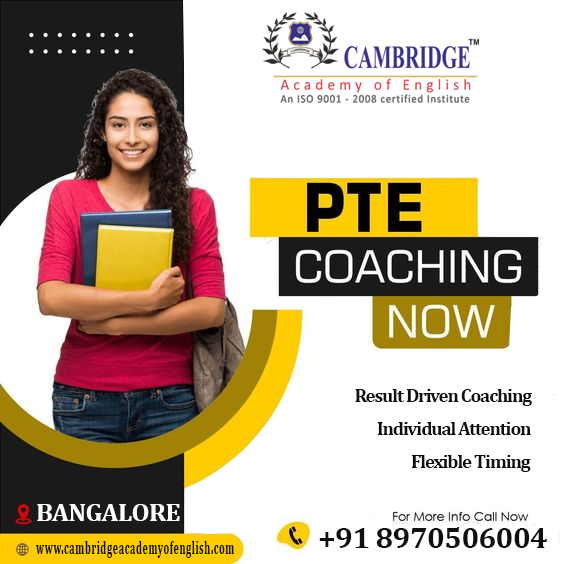 Unlock your potential with Cambridge Academy of English in Bangalore, now offering comprehensive PTE training classes. 
Join us today and pave your path to academic and professional success with Cambridge Academy of English.
cambridgeacademyofenglish.com

#cambridgeacademy #ptetraining