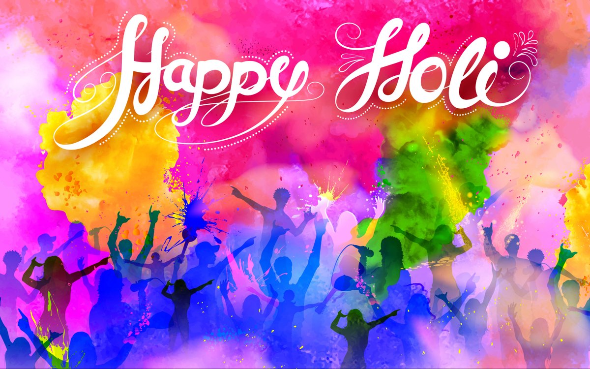 #HappyHoli everyone. Enjoy the festivals of color and be safe.