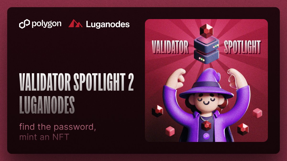 drfunso1's tweet image. Lemme introduce Luganodes to you guys

Luganodes is one of the fastest-growing validating services in the world, with over 40 proof-of-stake networks and $1.5 billion worth of staked assets. 
#PolygonValidators @0xPolygon #ValidatorSpotlight2
