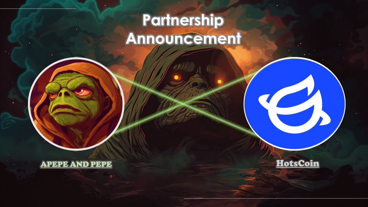 APEPE_MEME's tweet image. #APEPE announced a partnership with #HotsCoin

🐸🙊

@HotsCoin , HotsCoin is a leading cryptocurrency exchange, ranked 38th on CoinMarketCap, with over 350+ spot trading pairs. 

HotsCoin  joins the APEPE herd!🐵🐵