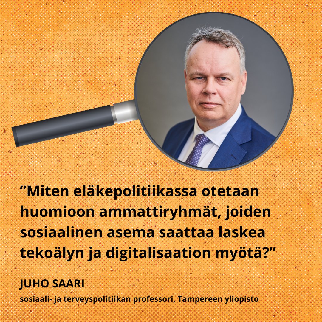 Vanhat ikäluokat kuolivat nuorina, nuoret kuolevat vanhoina. Mutta eläkepolitiikan rintamalinja ei kuljekaan sukupolvien välissä, vaan niiden sisällä.  <a href="/JiiPelkonen/">Janne Pelkonen</a> Salaisuuksien jäljillä kera <a href="/SaariJuho/">Juho Saari</a> . Katso video ja lue lisää: tela.fi/2024/03/20/mit…

#eläke #eläkeuudistus