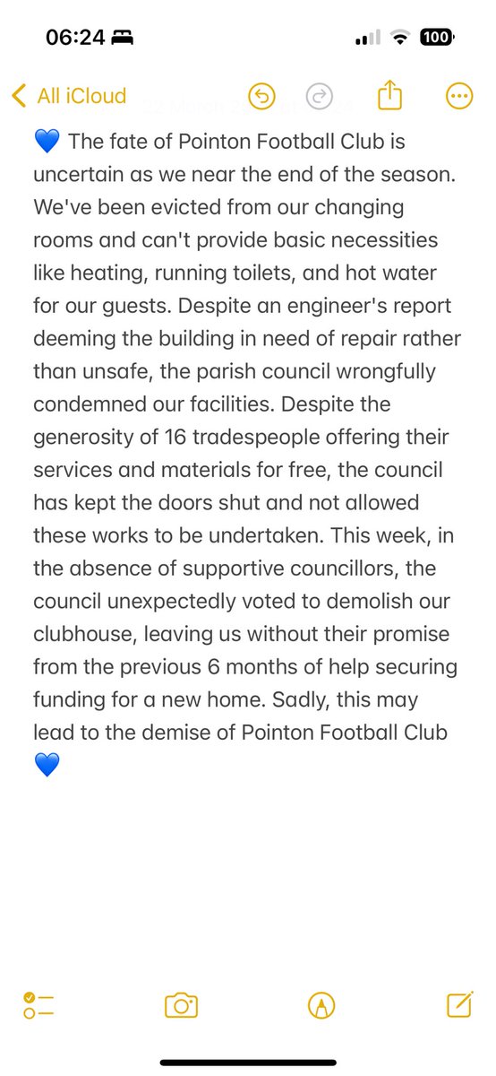 PointonFC1st's tweet photo. 💙 IMPORTANT CLUB UPDATE 💙 https://t.co/I5BkenlOyn