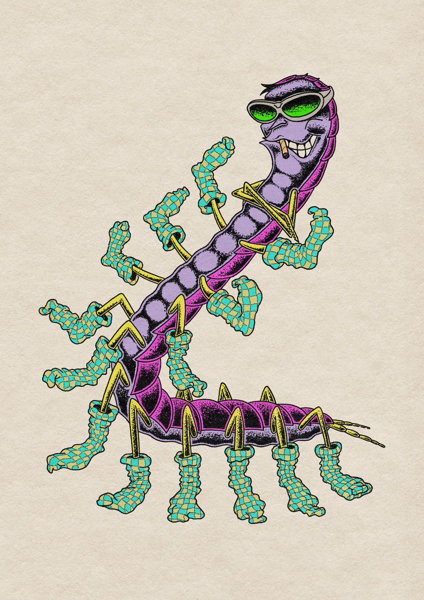 Not here to put socks on centipedes 🧦