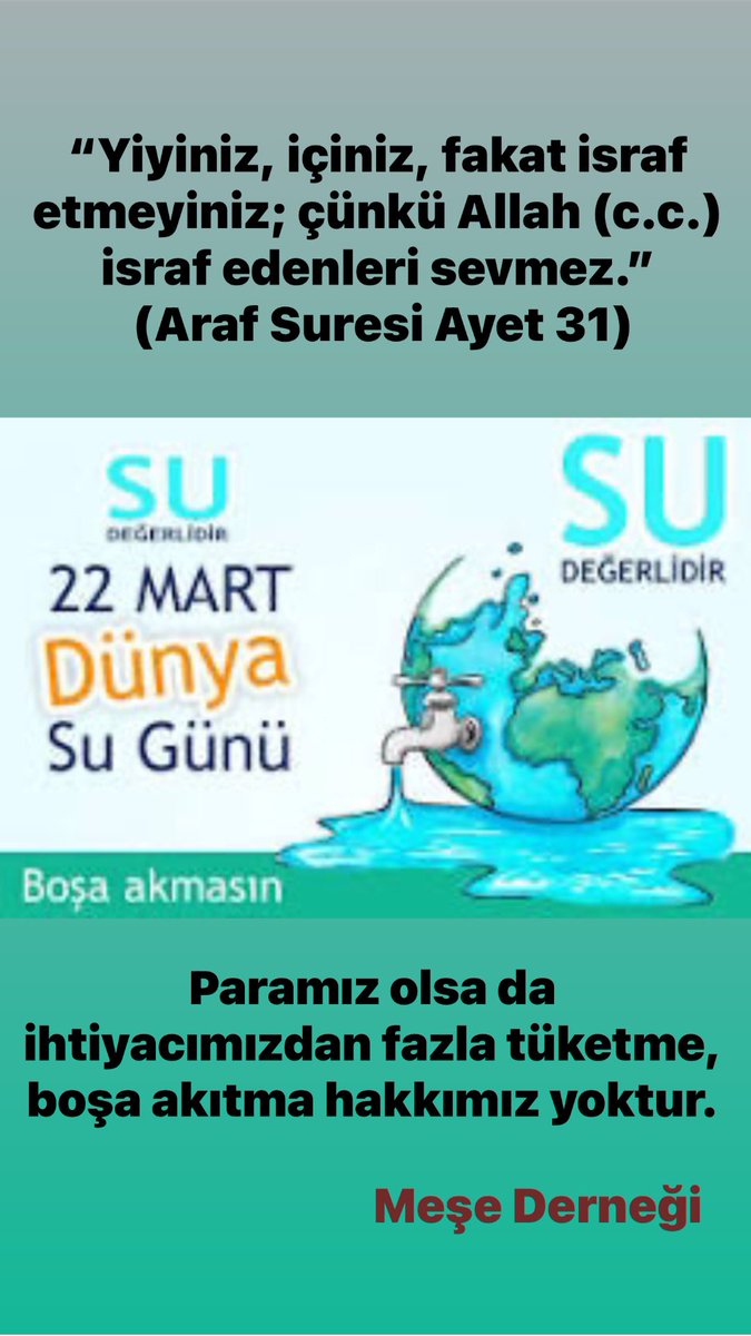 #22MartDünyaSuGünü