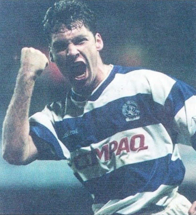 onthisdayqpr's tweet photo. 🎩 | #onthisday in 1995 @kevingallen10 scored the only goal of the game in a 1-0 win over Chelsea. 

#qpr | #cfc https://t.co/K9ZYwmN2J9