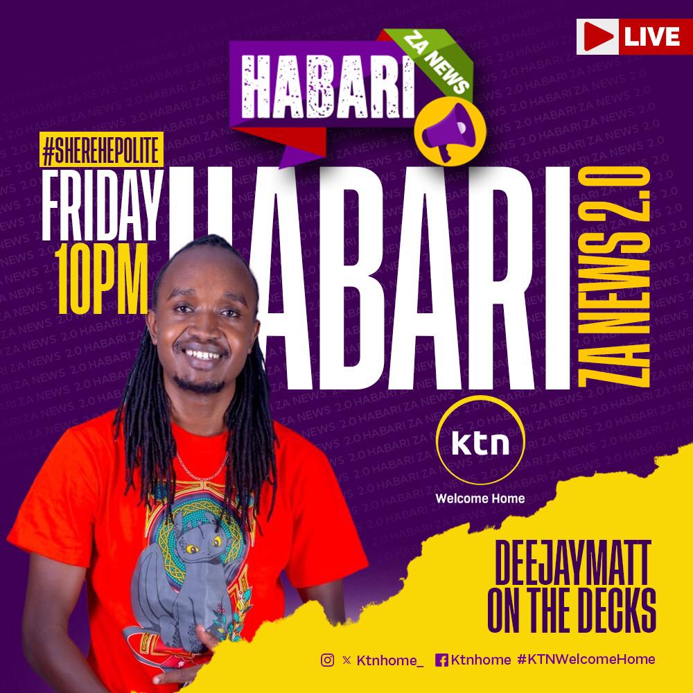 Get ready to LOL! 🤣 tonight at 10pm on 'Habari Za News' as we welcome the hilarious Content creator and @ComedianMwirigi 🎙️ Don't miss out on the funniest hour of your week! Tune in for laughs and entertainment galore! Hosts: @Hassanii_Umar @shugaboyke1 @timpqaso Producer:…