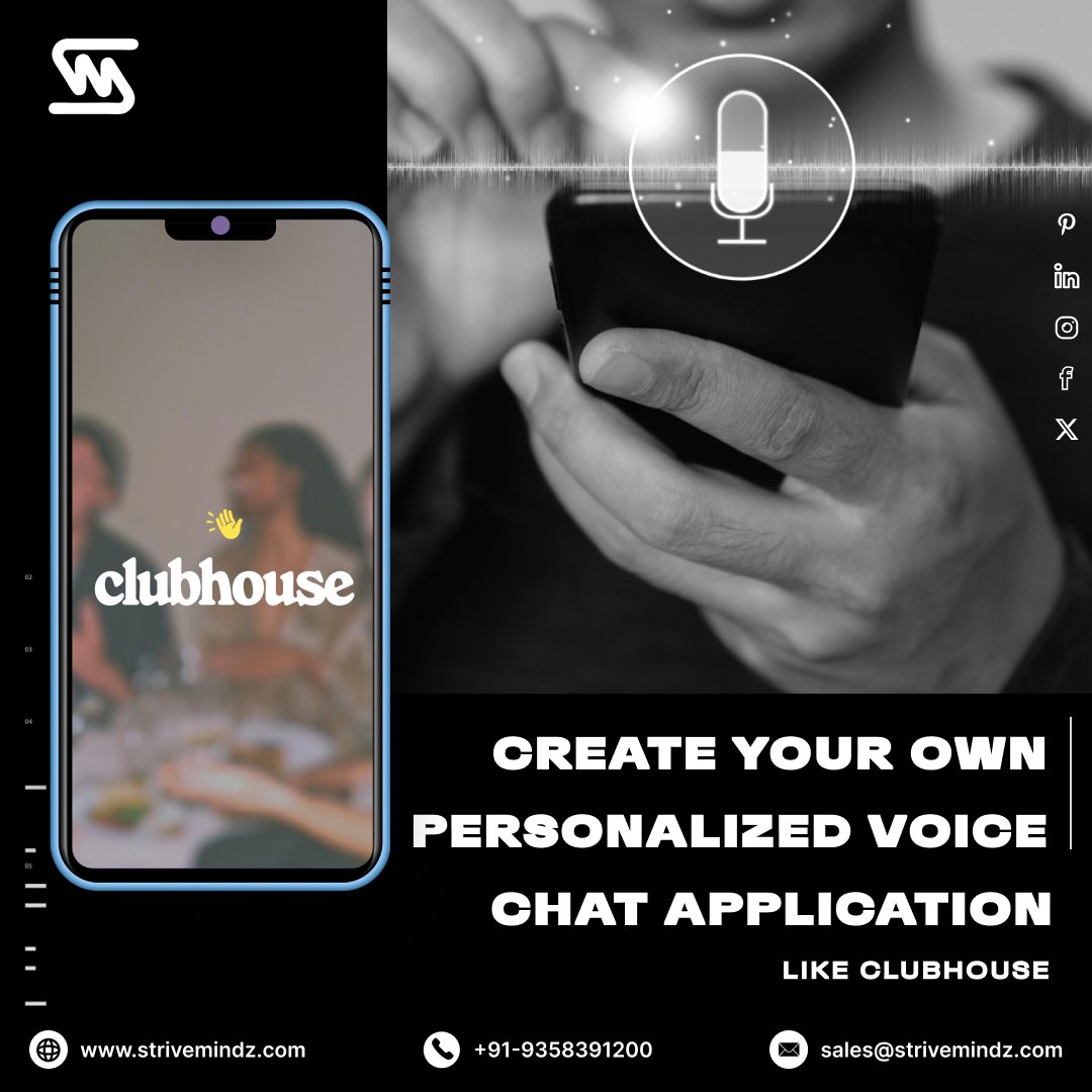 Unlock the power of personalized connection with our cutting-edge voice chat app development.

Explore our Case Study: strivemindz.com/yara-voice-cha…

#strivemindz #appdevelopment #voiceapp #voicechatapp #voicechatappdevelopment #voice #socialmediaapp #ondemandappsolution #voicechatapp