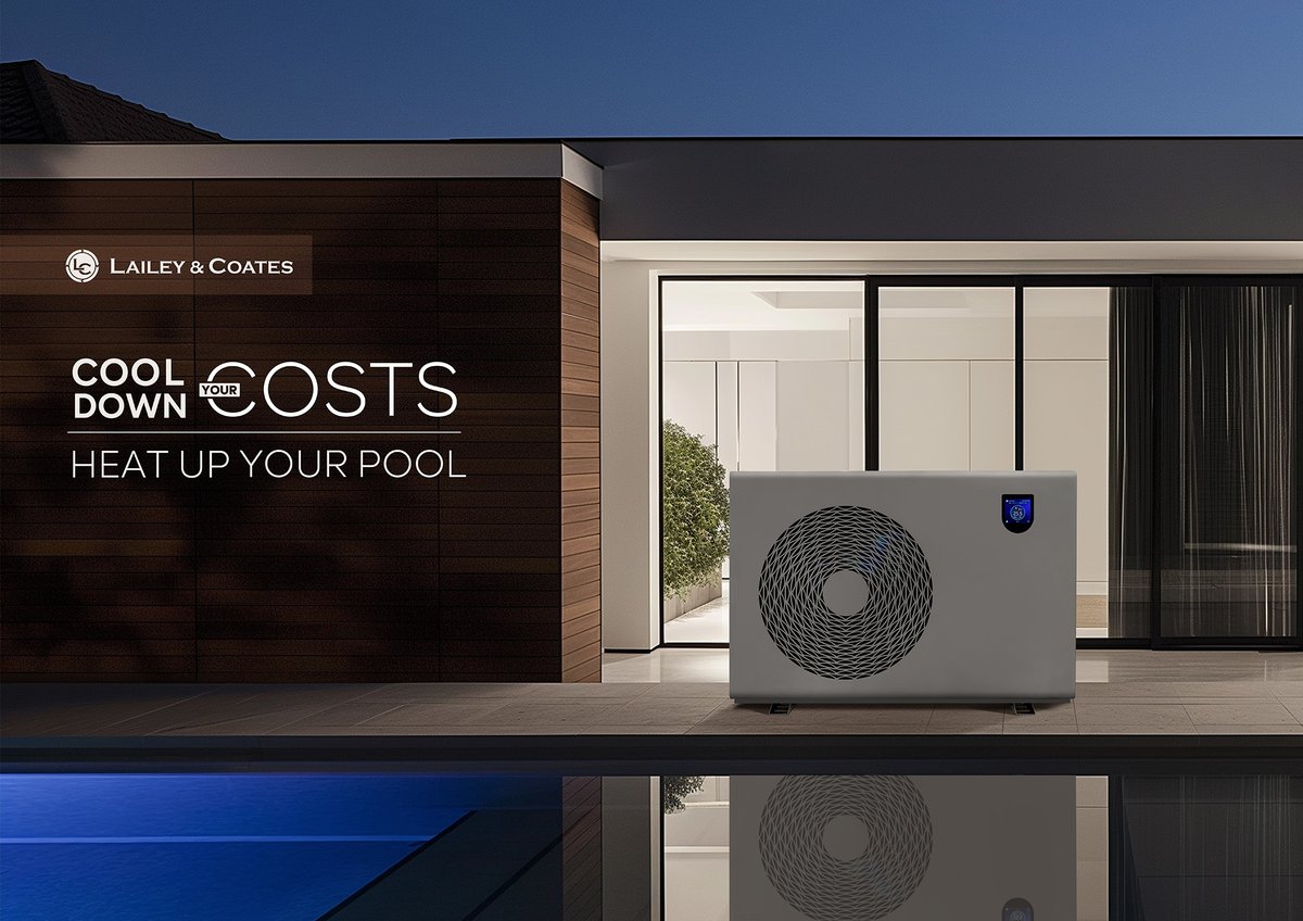 Cool down your costs, heat up your pool. #swimmingpool  #heatpump  #EcoFriendly