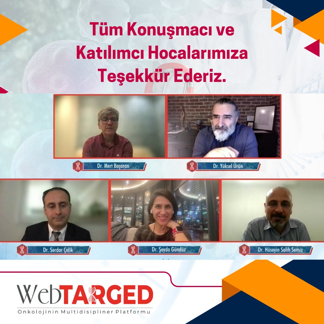 Tüm Konuşmacı ve Katılımcı Hocalarımıza Teşekkür Ederiz. #webtarged