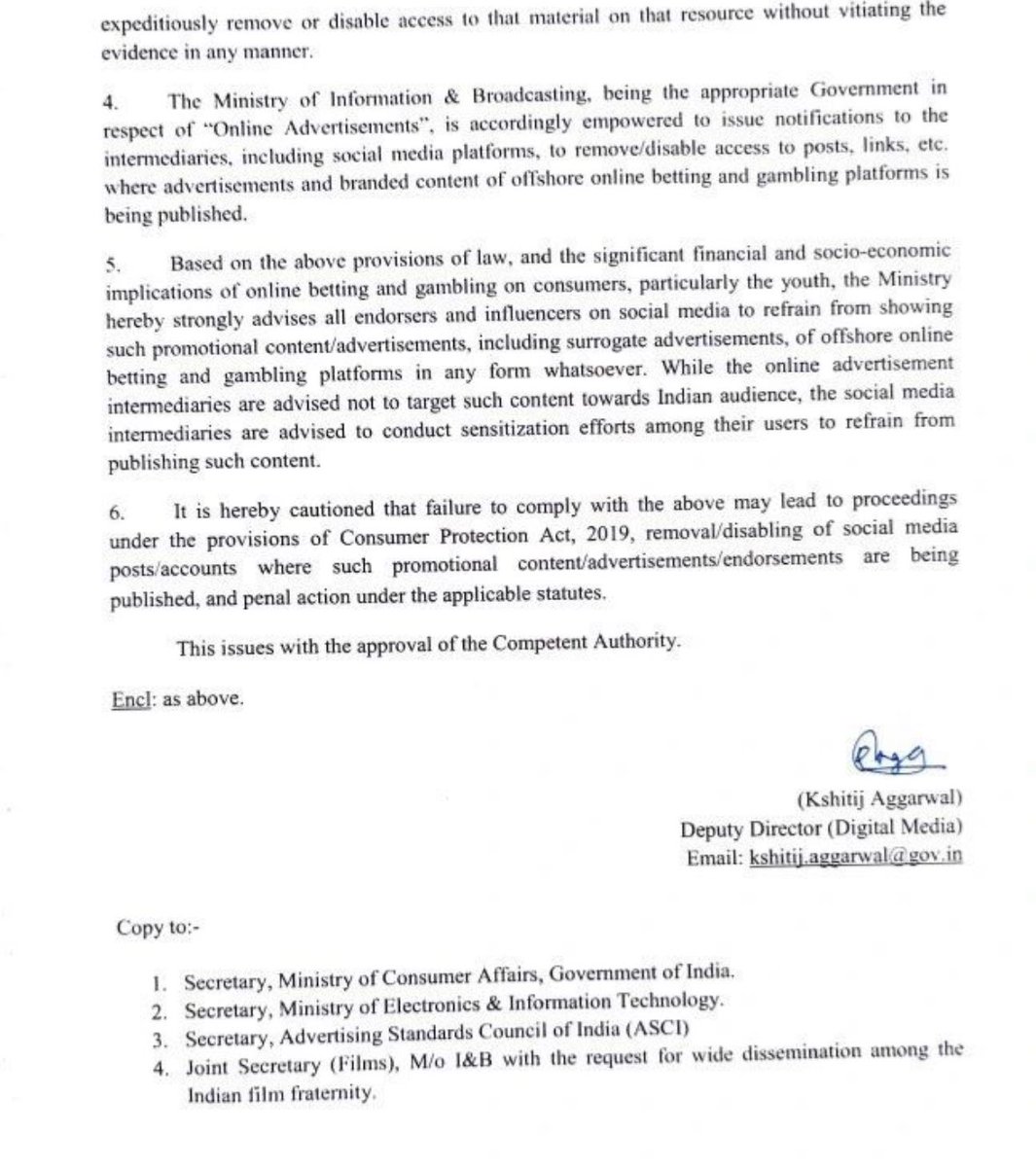 social media content creators &amp; (influencers) if you want to identify them by the word: CAN NOT promote any betting, or gambling apps

ABOUT TIME - this is a good news

according to the government’s order - if found doing such promotions - it may lead to arrest and/or deletion of