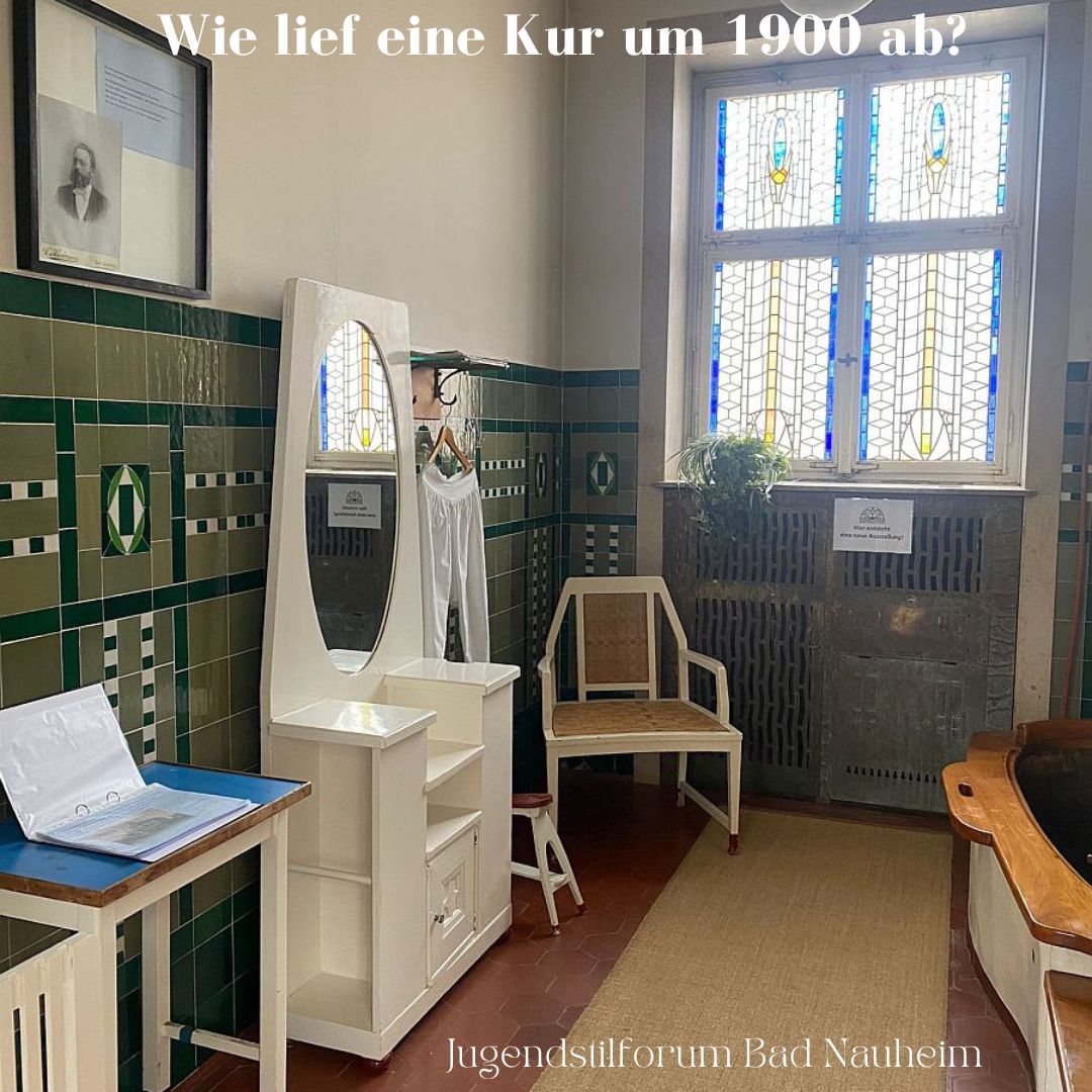 Das Jugendstilforum Bad Nauheim findet Ihr im Badehaus 3 des Sprudelhofs. 
Ein guter Grund für uns jetzt auch den Ablauf einer Kur und der Kurbäder um 1900 zu zeigen.

#Jugendstil #Weltwassertag