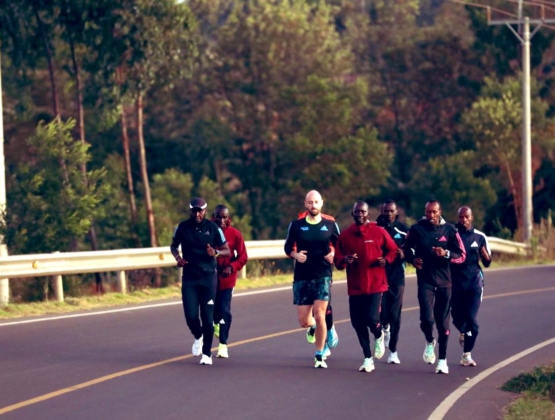 About this morning in #Iten, Kenya … Running with champions True blessing 🙏🏼 🇫🇷🤝🏽🇰🇪