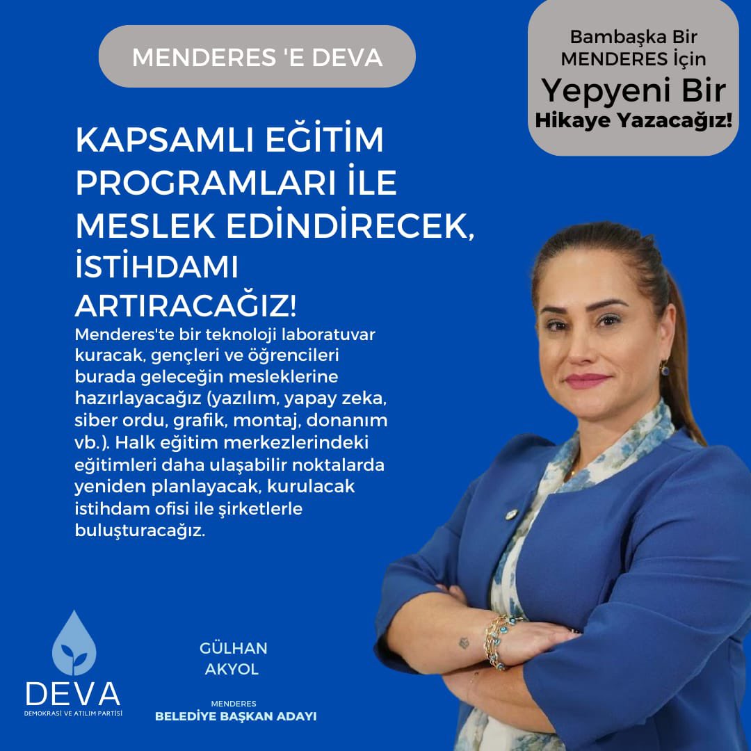 Önceliğimiz Mendereste Eğitim <a href="/devapartisi/">DEVA Partisi</a> <a href="/alibabacan/">Ali Babacan</a> <a href="/kadinaizmir/">DEVA Partisi İzmir Kadın Çalışmaları Başkanlığı</a> <a href="/izmirdedeva/">DEVA Partisi İzmir İl Başkanlığı</a> <a href="/menderestedeva/">menderestedeva 💧🌱</a>