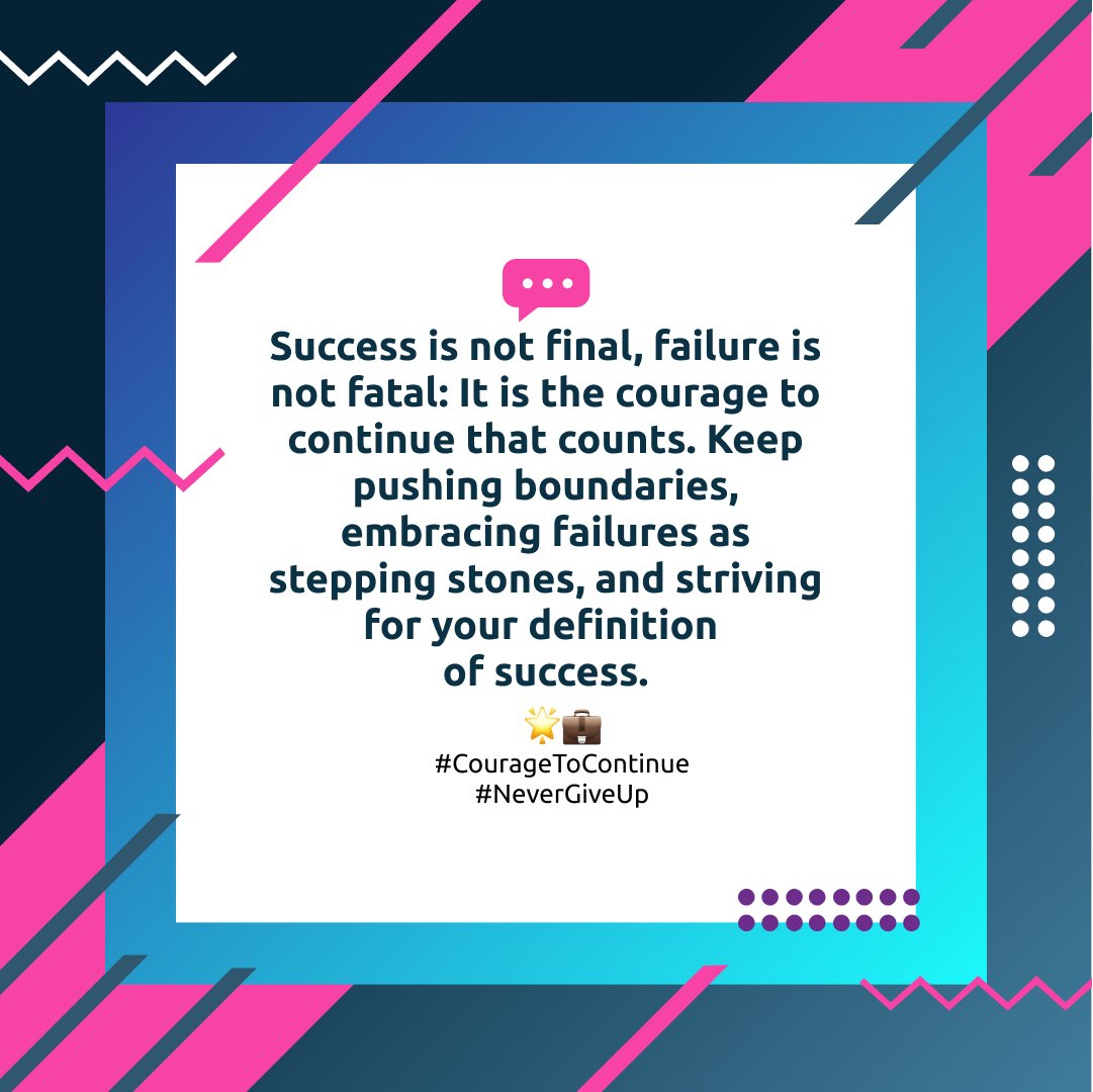 Success is a journey, not a destination. Embrace every challenge, learn from every setback, and keep pushing forward with unwavering courage. 💪🌟 #KeepPushing #CourageousJourney