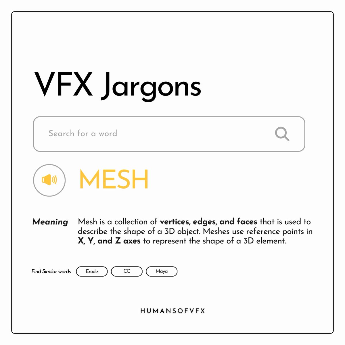 humansofvfx's tweet image. VFX Jargon - MESH

Follow @humansofvfx
#vfx #vfxknowledge #vfxartist #nuke #cgi #software #vfxstudio #vfxworld #viralpage #viral