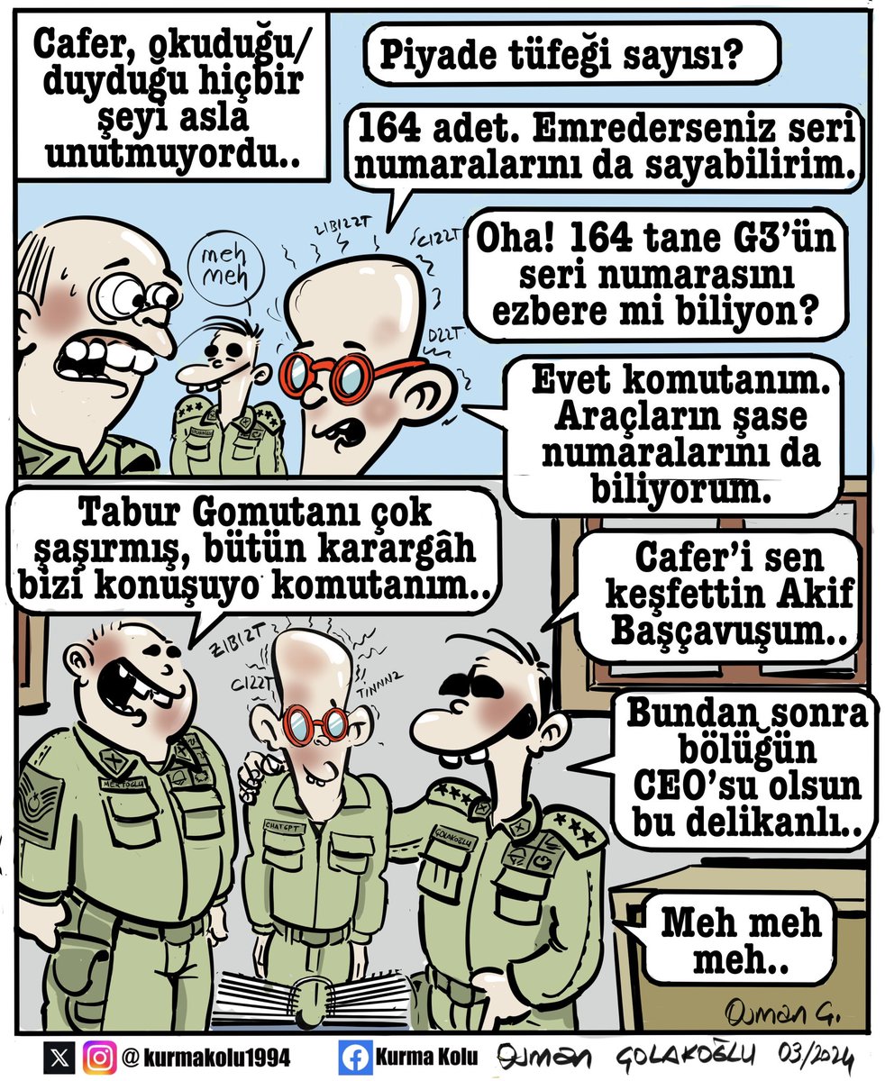 Liyakat sistemini esas alarak P. Er Cafer’i bölüğe nasıl CEO olarak atadık? Merak edenler hikayeye.. 😬🦦🦥🙋🏻 #askerimizah #militarycomics #militarylife #tsk