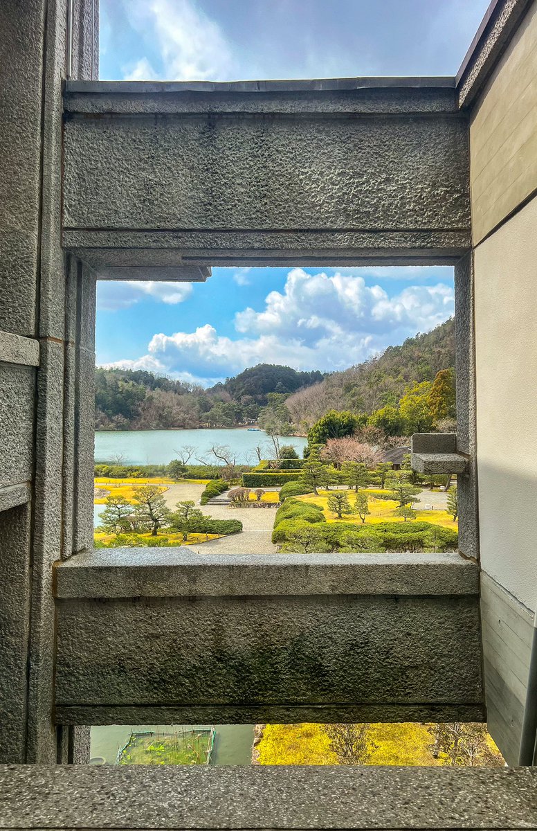Ok - a little more detail about the Kyoto international centre as this is a beautiful building. Fascinating wall art that is stunning. Views framed by brutalist concrete. Even the soap dispenser is a piece of art. #LAK24 was a great conference in an amazing venue!
