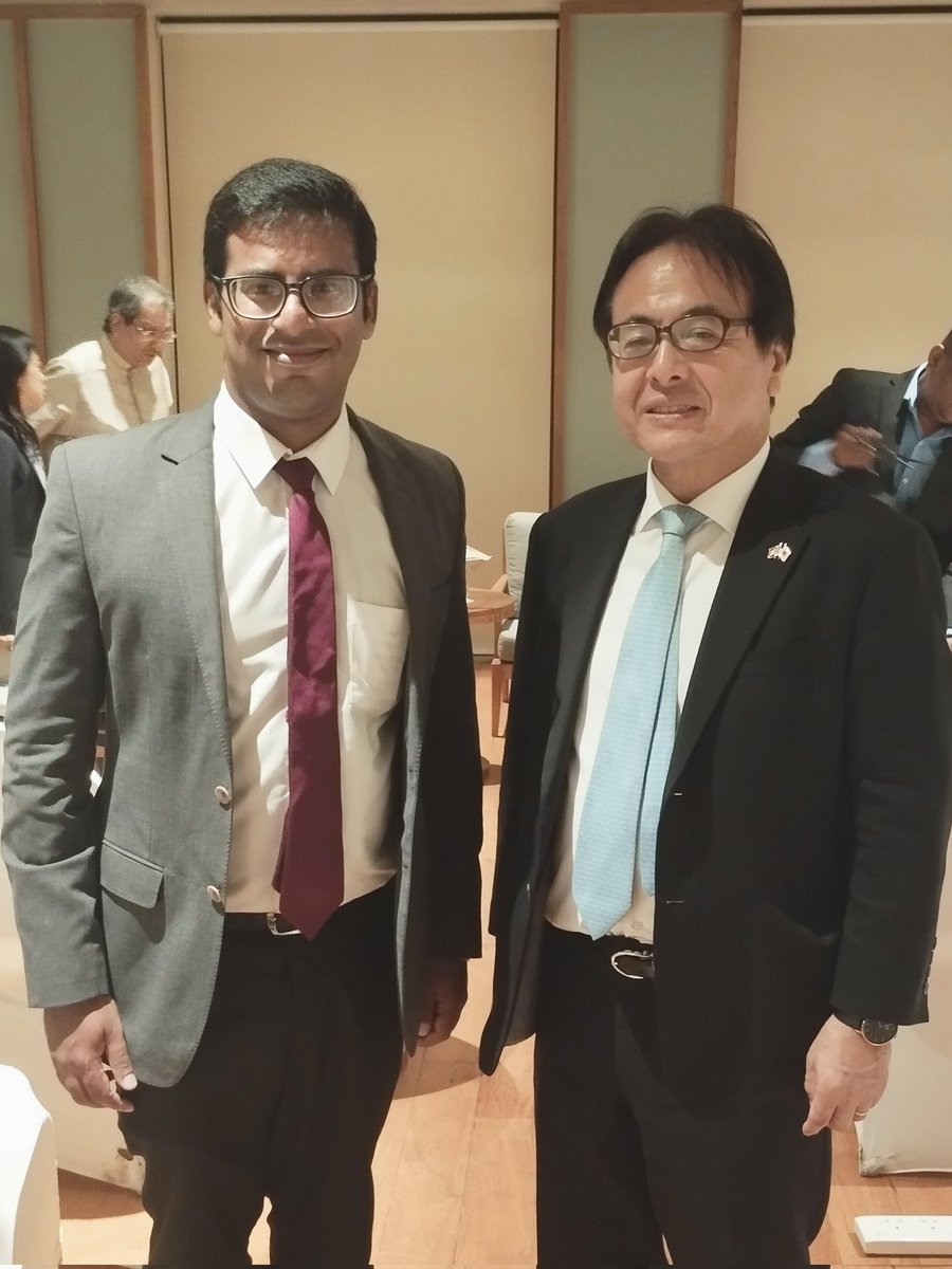 It was great meeting the Japanese Ambassador Mizukoshi Hideaki. Japan is one of Sri Lanka's oldest friends. A relationship that has benefitted Sri Lanka for so long.