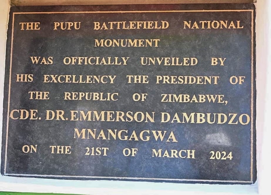 Yesterday, I officially opened the Pupu Clinic and commissioned the Pupu Battlefield Memorial site in Lupane, Matabeleland North. These projects are crucial steps in improving healthcare access and commemorating our history. 🏥🇿🇼