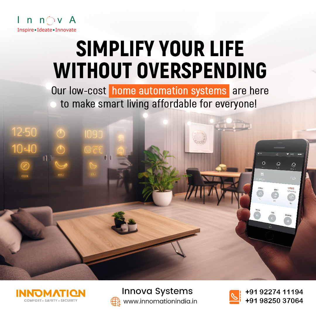 From lights to locks, control it all with a tap of your phone. 
#SmartHomeLife #innomation #automation #homeautomation #digitallockforhome #digitallocks #zkteco #biometriclock #fingerprintlock  #officeautomation