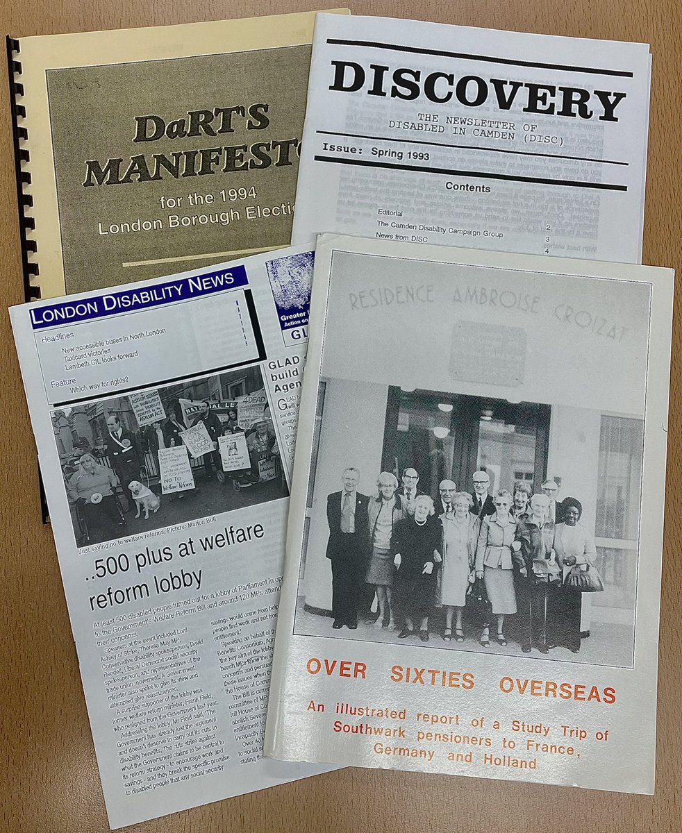 The GLPA collection will interest you if you want to know more about grassroots movements in London led by our senior citizens. They were no less determined than other age groups, with flashy actions such as tying wheelchairs to barriers and blocking central London! (2/3)