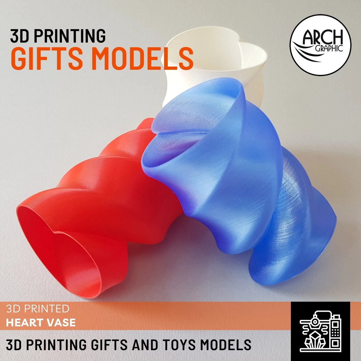 🌟 Explore our Collection of 3D Printed Gifts Models in UAE! 🎁❤️ Discover the Beauty of 3D Printing Heart Vase by ARCH GRAPHIC. Order now: arch-graphic.com #3Dprinting #Gifts #HeartVase #Decor #HomeDecor #UniqueGifts #CustomDesigns #UAE #Dubai #CreativeGifts 🌹🏠✨