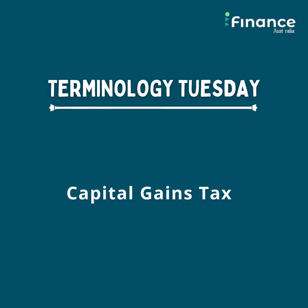 iFinanceAust's tweet photo. Capital Gains Tax

-A federal tax on the monetary gain made on the sale of an asset bought and sold after September 1985.
Consult with us and check our tax calculator here: https://t.co/OCBZ9ID4mf

#IFINANCEAUSTRALIA #CapitalGainsTax https://t.co/N1TKuYAKMB